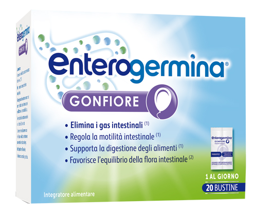 ENTEROGERMINA GONFIORE 20 BUSTINE BIPARTITE - farmanauta.it