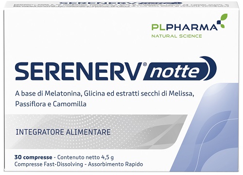 SERENERV NOTTE 40 COMPRESSE 0,8 MG - farmanauta.it