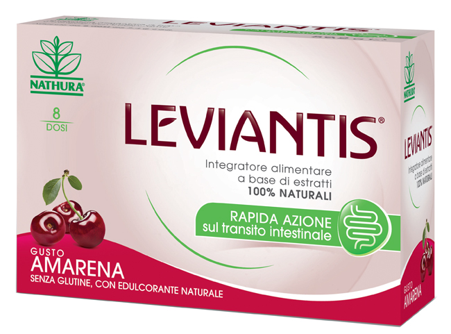LEVIANTIS SENZA GLUTINE GUSTO AMARENA 8 DOSI / 16 BUSTE - farmanauta.it