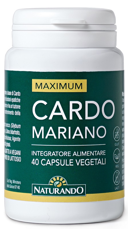MAXIMUM CARDO MARIANO 40 CAPSULE - farmanauta.it