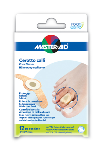 CEROTTO CALLIFUGO MASTER-AID FOOTCARE 71X22 MM 12 PEZZI B2 - farmanauta.it