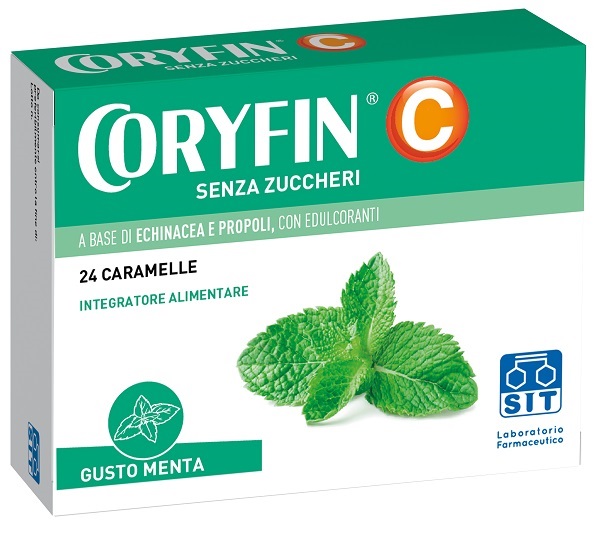 CORYFIN C SENZA ZUCCHERO MENTOLO 48 G - farmanauta.it