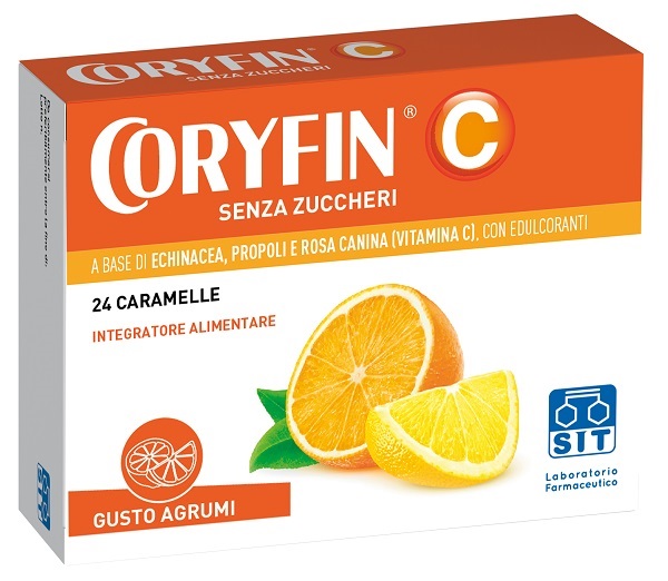 CORYFIN C SENZA ZUCCHERO AGRUMI 48 G - farmanauta.it