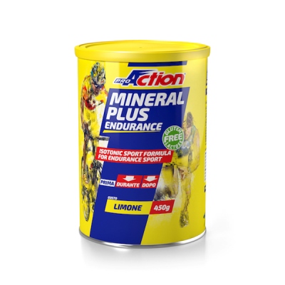 PROACTION MINERAL PLUS ENERGETICO E SALINO ISOTONICO AL LIMONE 450 G - farmanauta.it