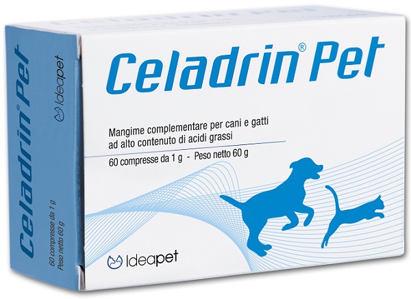 CELADRIN PET VETERINARIO 60 COMPRESSE - farmanauta.it