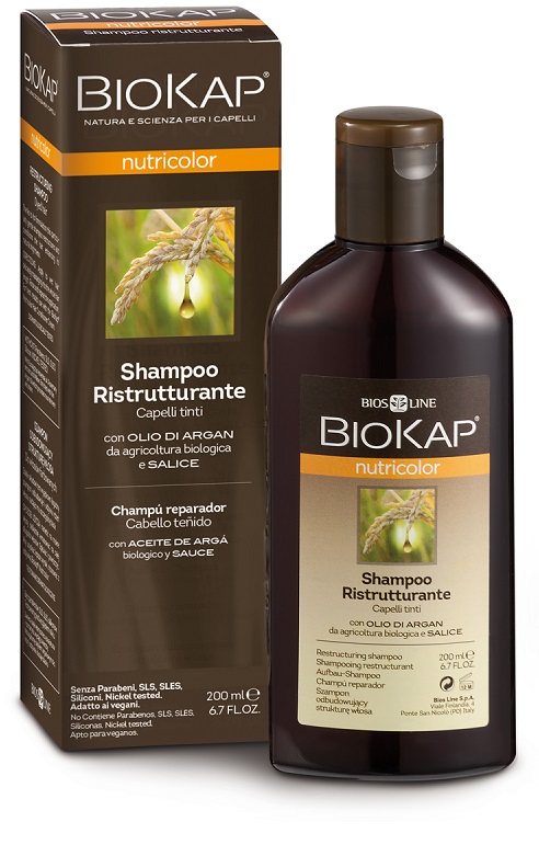 BIOKAP NUTRICOLOR SHAMPOO RISTRUTTURANTE 200 ML - farmanauta.it