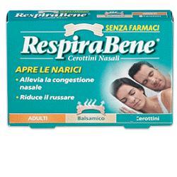 CEROTTO NASALE BALSAMICO ADULTI RESPIRA BENE 10 PEZZI - farmanauta.it