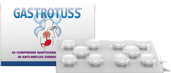 GASTROTUSS ANTIREFLUSSO 30 COMPRESSE MASTICABILI - farmanauta.it