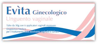 EVITA GINECOLOG UNGUENTO VAGINALE TUBO DA 30 G + 6 APPLICATORI VAGINALI MONOUSO - farmanauta.it