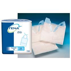 BAVAGLI MONOUSO TENA BIB MISURA SMALL/MEDIA 150 PEZZI - farmanauta.it