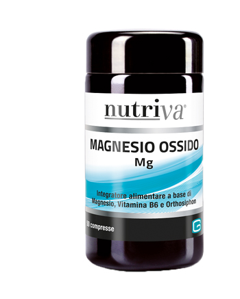 NUTRIVA MAGNESIO OSSIDO GI GROUP 50 COMPRESSE 1 G - farmanauta.it