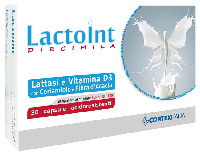 LACTOINT DIECIMILA 30 CAPSULE ACIDORESISTENTI SENZA GLUTINE - farmanauta.it
