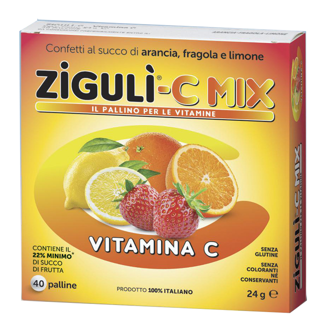 ZIGULI C MIX 40 PALLINE 24 G - farmanauta.it