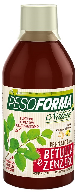 PESOFORMA NATURE DRENANTE BETULLA E ZENZERO 500 ML - farmanauta.it