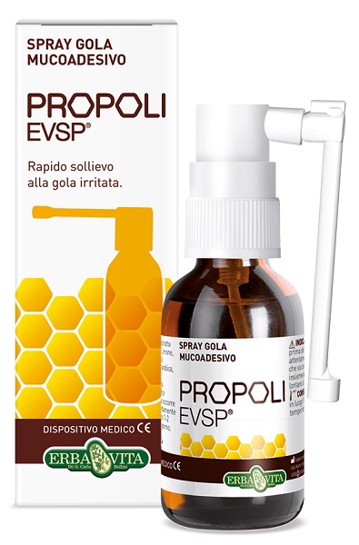 PROPOLI EVSP SPRAY GOLA MUCOADESIVO SENZA ALCOL 20ML - farmanauta.it