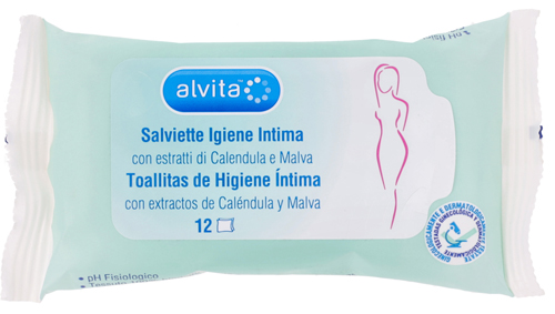 ALVITA SALVIETTE IGIENE INTIMA 12 PEZZI - farmanauta.it