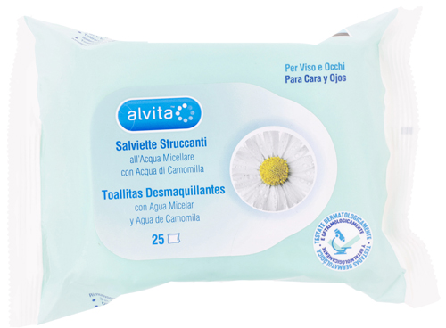 ALVITA SALVIETTE STRUCCANTI 25 PEZZI - farmanauta.it