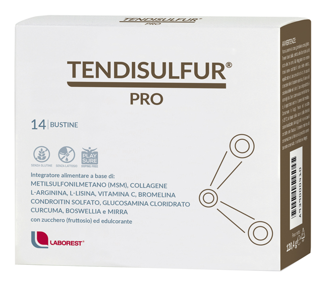 TENDISULFUR PRO 14 BUSTINE DA 8,6G - farmanauta.it