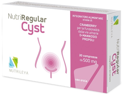 NUTRIREGULAR CYST 20 CAPSULE 500 MG - farmanauta.it