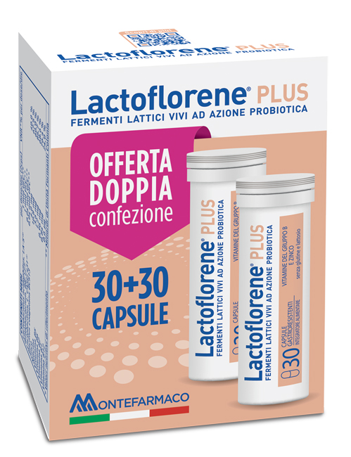 LACTOFLORENE PLUS BIPACK 30 CAPSULE 26,40 G - farmanauta.it
