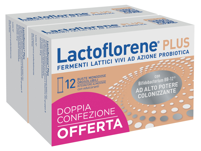 LACTOFLORENE PLUS BIPACK 12 BUSTINE 48 G - farmanauta.it