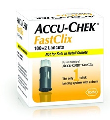 LANCETTE PUNGIDITO ACCU-CHEK FASTCLIX 100 + 2 PEZZI - farmanauta.it
