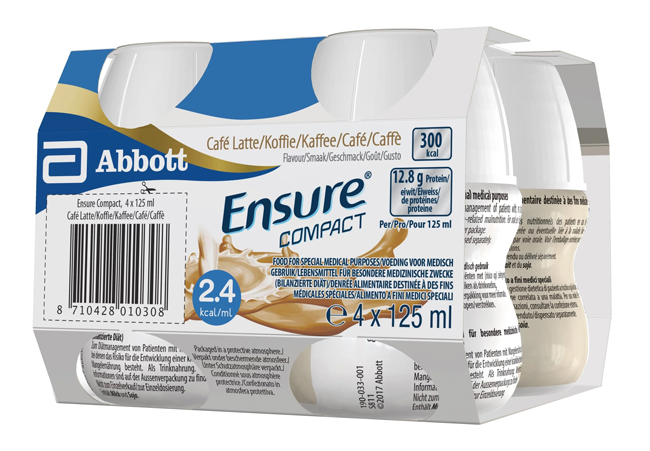 ENSURE COMPACT CAFFE 4 BOTTIGLIE DA 125 ML - farmanauta.it