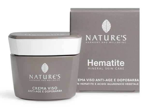 NATURE'S HEMATITE CREMA VISO ANTIAGE DOPOBARBA 50 ML - farmanauta.it