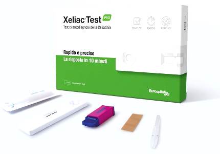 XELIAC TEST PRO DETERMINAZIONE ANTICORPI IGA E IGG ASSOCIATI ALLA MALATTIA CELIACA 1 PEZZO - farmanauta.it