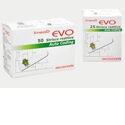 STRISCE MISURAZIONE GLICEMIA LINEA D EVO 25 PEZZI - farmanauta.it