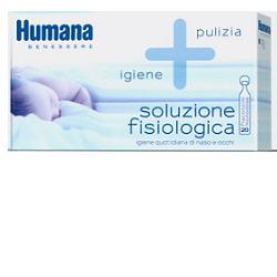 HUMANA SOLUZIONE FISIOLOGICA MONODOSE, 20 FLACONCINI DA 5ML - farmanauta.it
