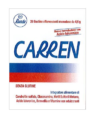 CARREN 20 BUSTINE EFFERVESCENTI MONODOSE DA 4,6 G L'UNA - farmanauta.it