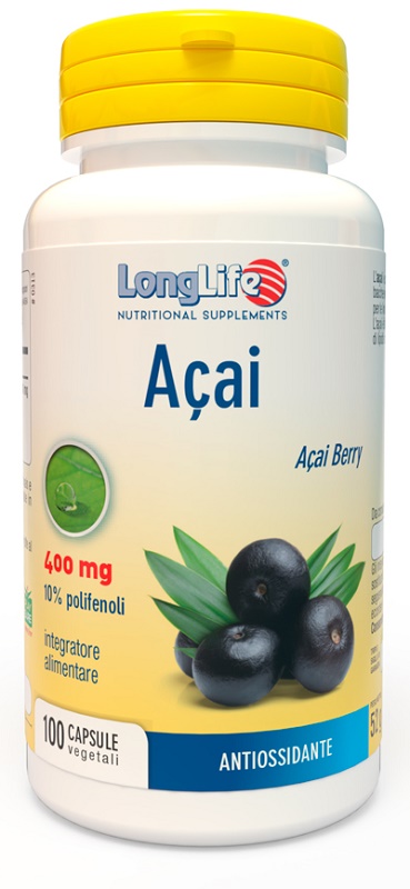 LONGLIFE ACAI 100 CAPSULE VEGETALI - farmanauta.it