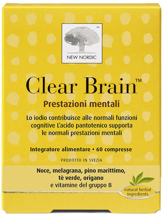 CLEAR BRAIN 60 COMPRESSE - farmanauta.it