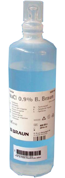 SOLUZIONE FISIOLOGICA 0,9% SODIO CLORURO 500ML NON INIETTABILE - farmanauta.it