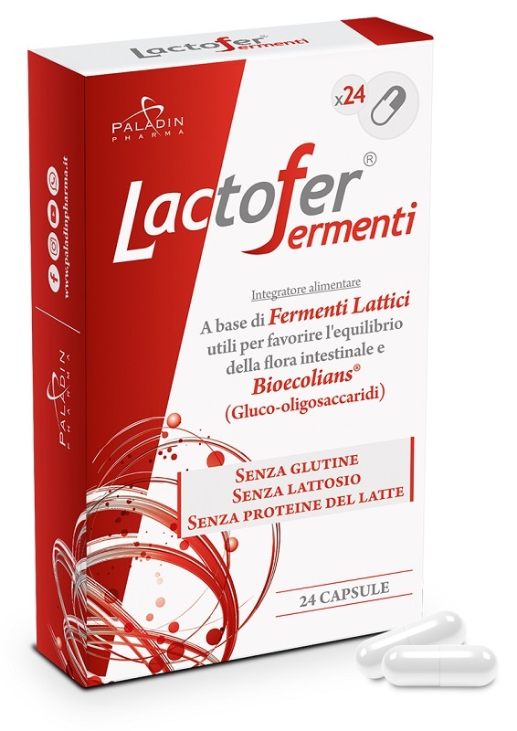 LACTOFER FERMENTI 24 CAPSULE - farmanauta.it