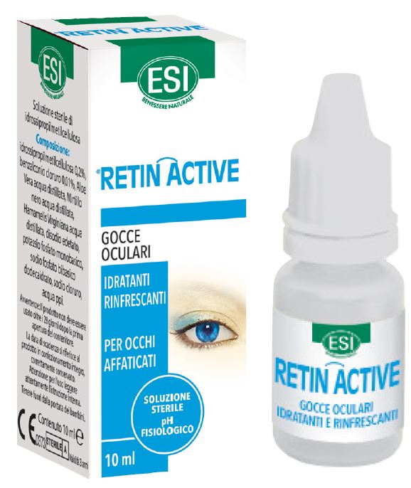 ESI RETIN ACTIVE MIRTILLO GOCCE OCULARI 1 FLACONE 10 ML - farmanauta.it