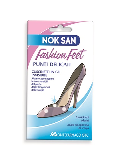NOK SAN FASHION FEET PUNTI DELICATI 6 PEZZI - farmanauta.it