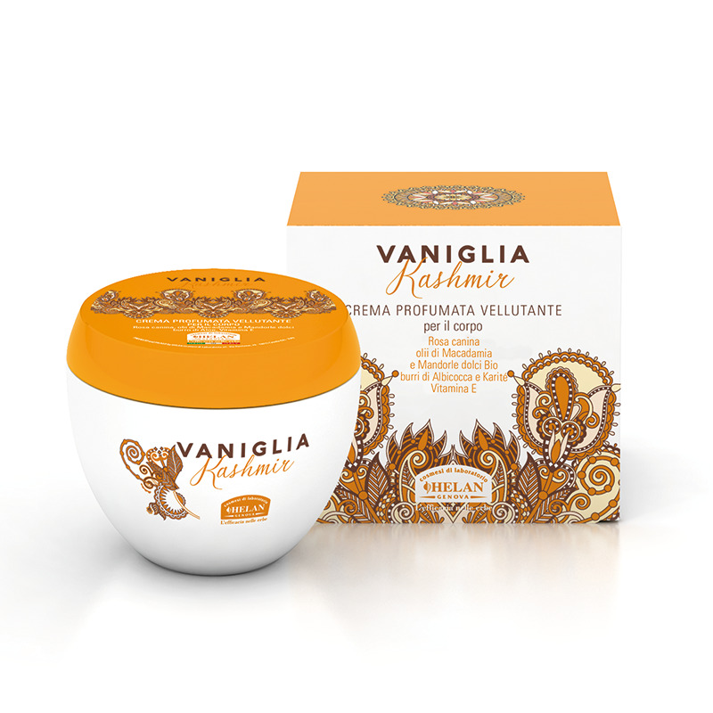 VANIGLIA KASHMIR CREMA PROFUMATA VELLUTANTE PER IL CORPO 200 ML - farmanauta.it