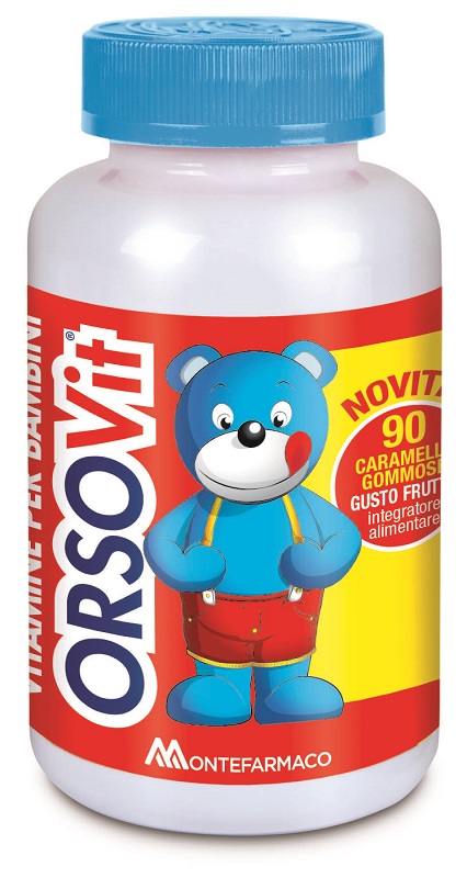 ORSOVIT CARAMELLE GOMMOSE 90 PEZZI - farmanauta.it