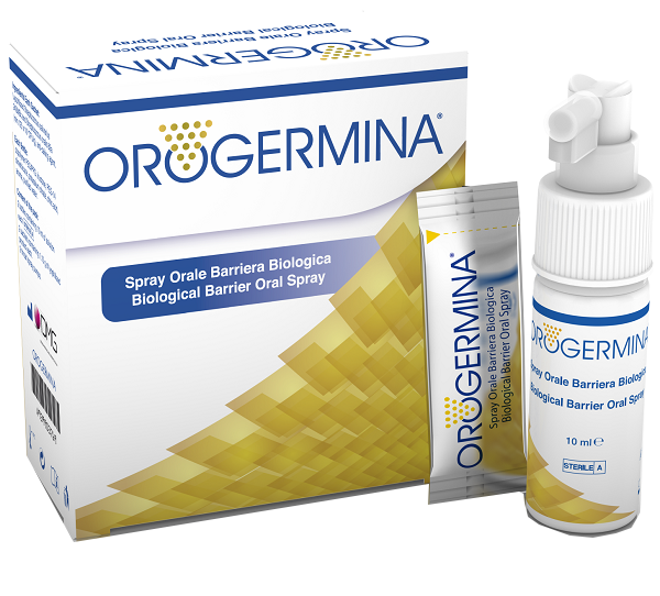 OROGERMINA SPRAY ORALE 2 FLACONI X 10 ML + 2 BUSTINE 1,15 G DI LIOFILIZZATO + 2 NEBULIZZATORI ORALI - farmanauta.it