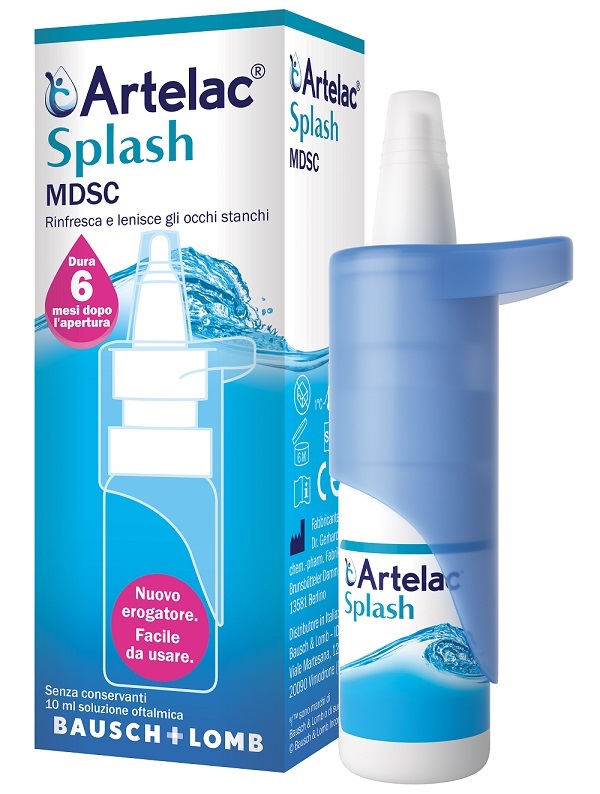 ARTELAC SPLASH GOCCE OCULARI 10 FLACONCINI MONODOSE 0,5 ML - farmanauta.it