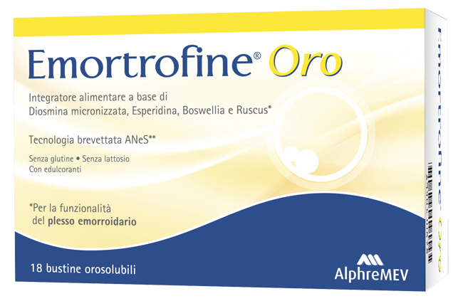 EMORTROFINE ORO 18 BUSTINE DA 3 G - farmanauta.it
