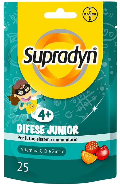 SUPRADYN DIFESE JUNIOR 25 CARAMELLE GOMMOSE - farmanauta.it