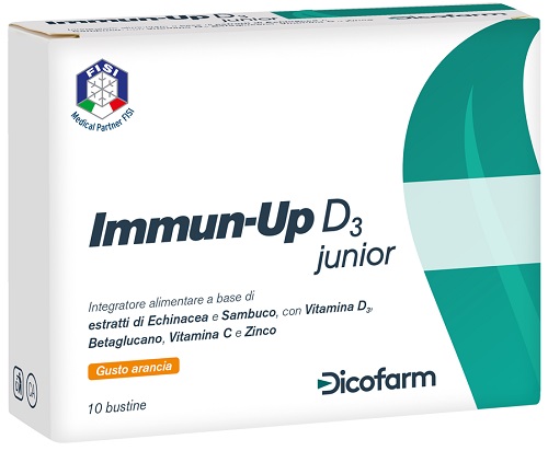 IMMUN UP D3 JUNIOR 10 BUSTINE DA 3 G - farmanauta.it