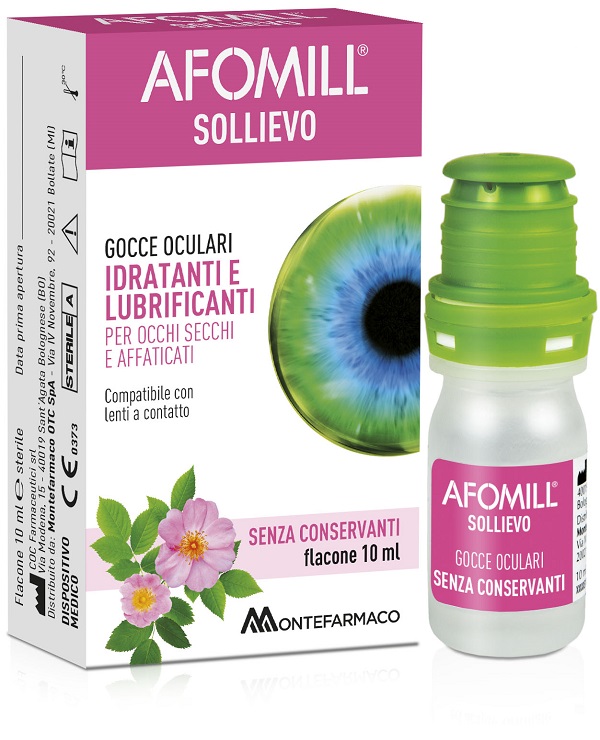 AFOMILL SOLLIEVO GOCCE OCULARI SOLLIEVO OCCHI 10 ML - farmanauta.it