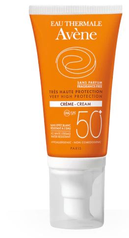 AVENE SOLARE CREMA SPF 50+ SENZA PROFUMO 50 ML - farmanauta.it