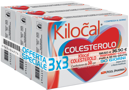 KILOCAL COLESTEROLO 30 COMPRESSE - farmanauta.it