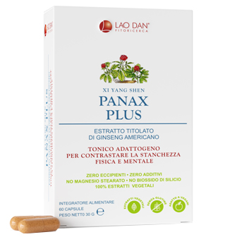 PANAX PLUS GINSENG AMERICANO 60 CAPSULE - farmanauta.it