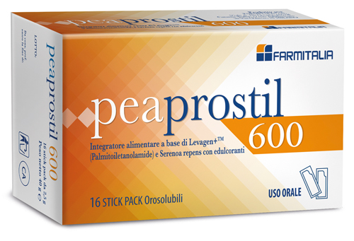 PEAPROSTIL 600 16 STICK PACK OROSOLUBILI - farmanauta.it